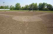 Image of a baseball diamond using Greely Sand & Gravel Inc.'s infield mix. Click here to learn more.