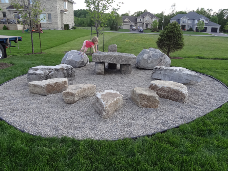 How To Install Pea Gravel Playground Photos Profile