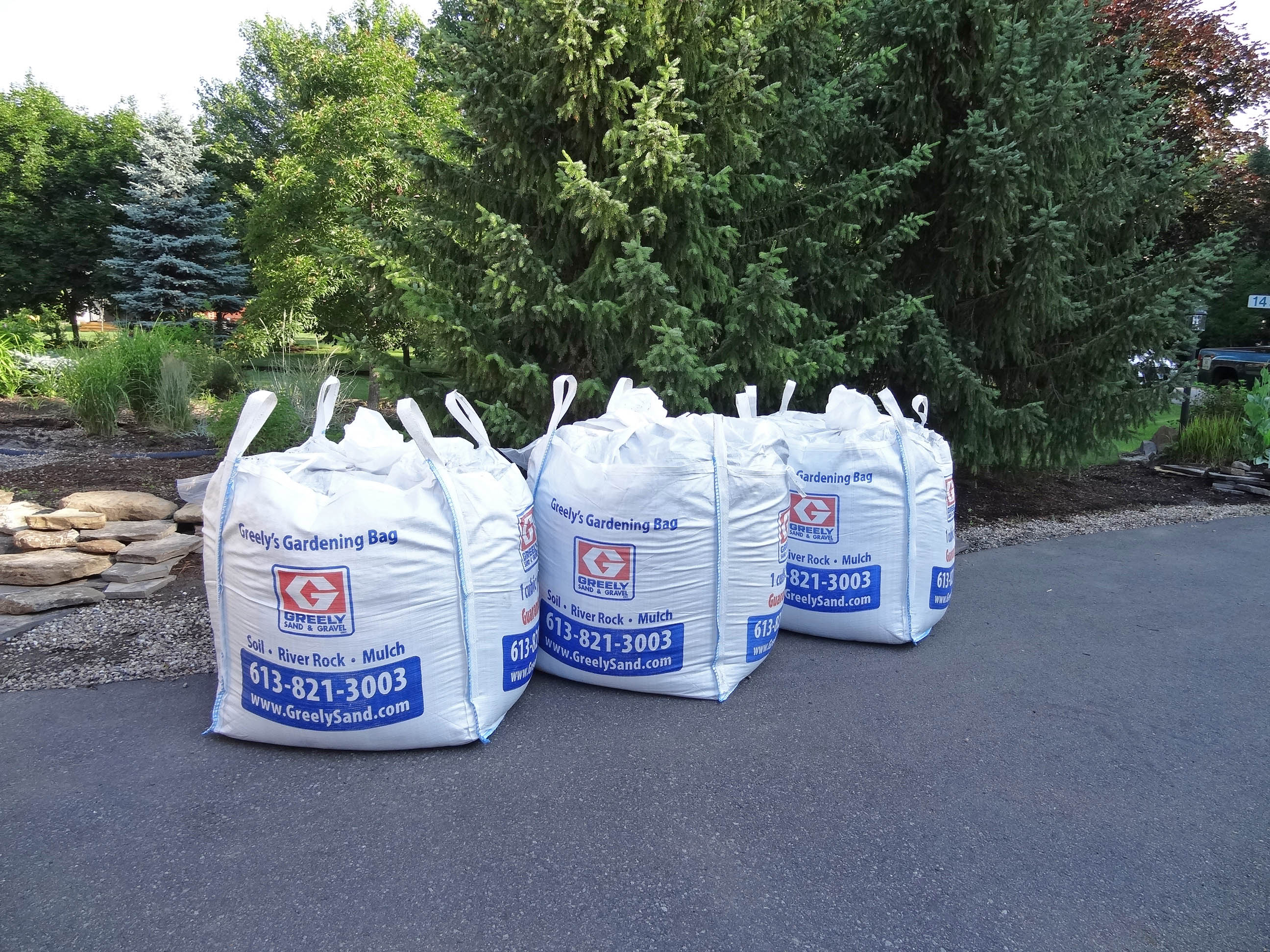 Cubic Yard Bag Delivery Ottawa Greely Sand Gravel Inc