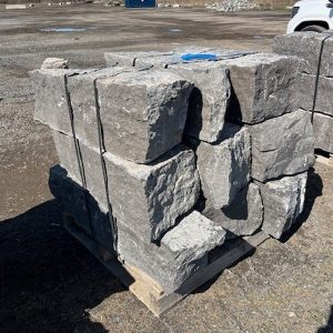 Stacked Guillotine Wall Stone on a skid
