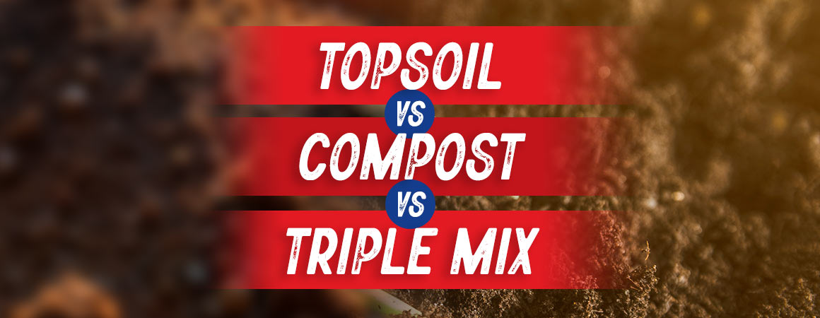 Learn the difference between topsoil, compost, and triple mix for lawns, gardens, grass seed, and grading projects in Ottawa.